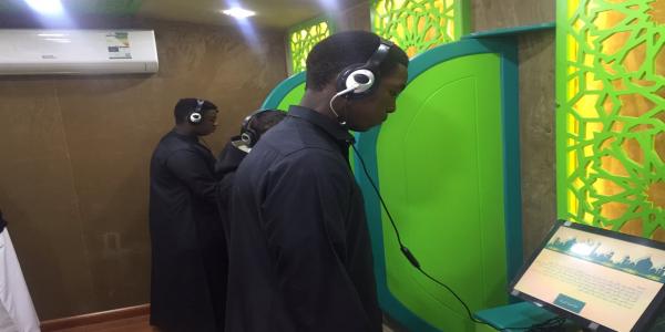 قافلة السعادة في زيارة لثانوية الإمام الجويني بحي العريجا